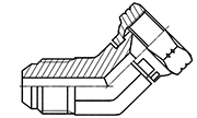 37° Flared Adapters Connectors Fittings