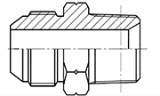 60° Cone Adapters Connectors Fittings JIS