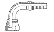 Two Piece Hose Fittings for Braided Hose - 22191