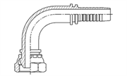 Two Piece Hose Fittings for Braided Hose - 22691